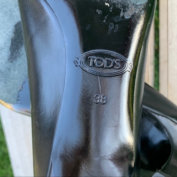 TOD’S Black Leather Shoes with Buckle | Size 38 EU / 7.5 - 8 US - Picture 11 of 14